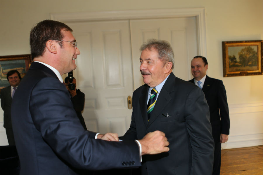 Primeiro-ministro português se reúne com Lula