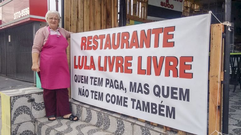 Restaurante da Zélia muda nome para Lula Livre