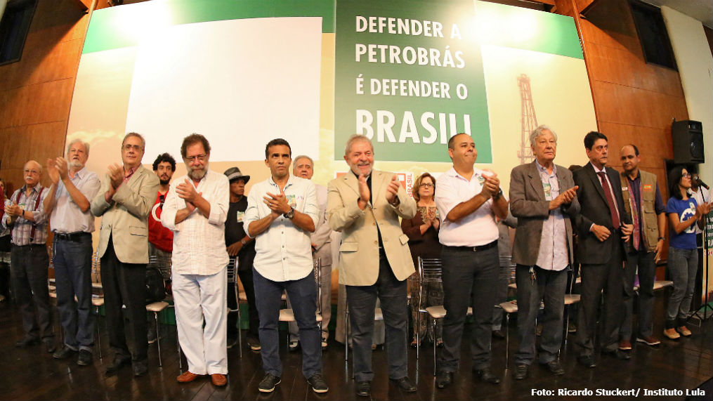 Sindicalistas realizam ato “Defender a Petrobras é defender o Brasil” no Rio