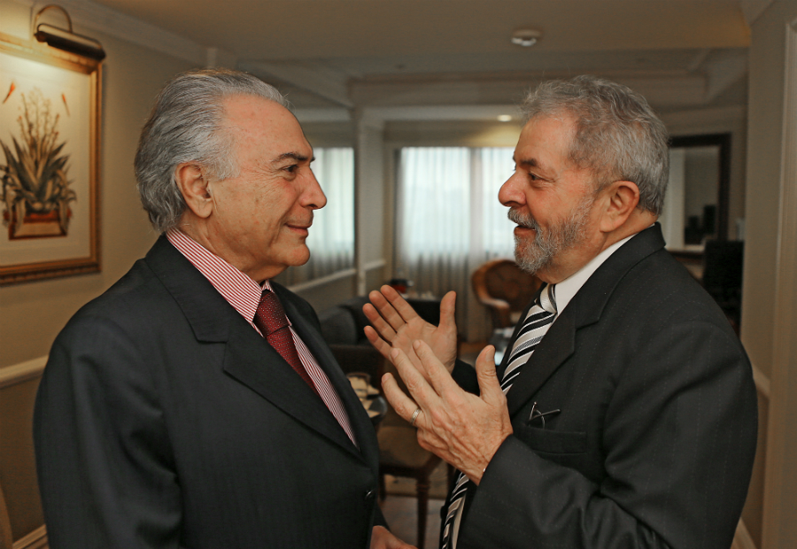 Temer e Lula se reúnem em São Paulo
