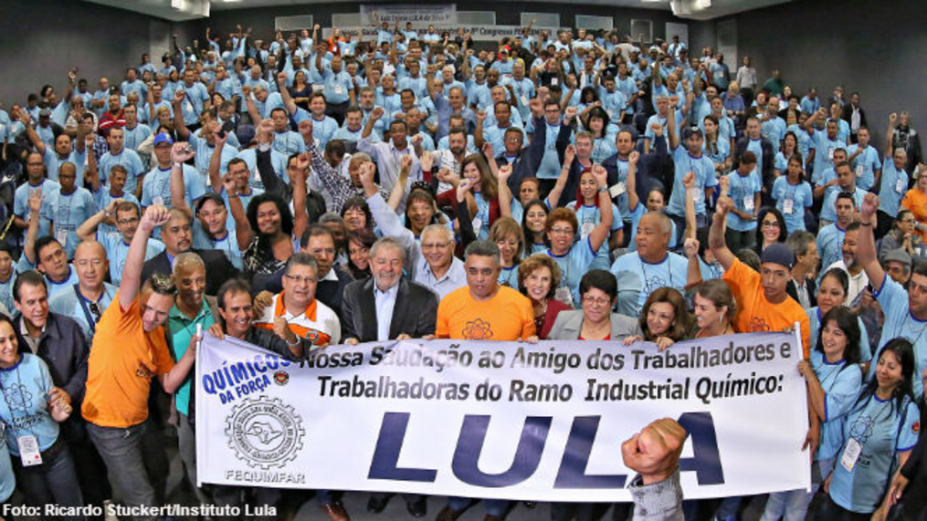 "Tenho consciência de tudo que foi feito e de tudo que ainda precisa ser feito no Brasil", afirma Lula em evento sindical