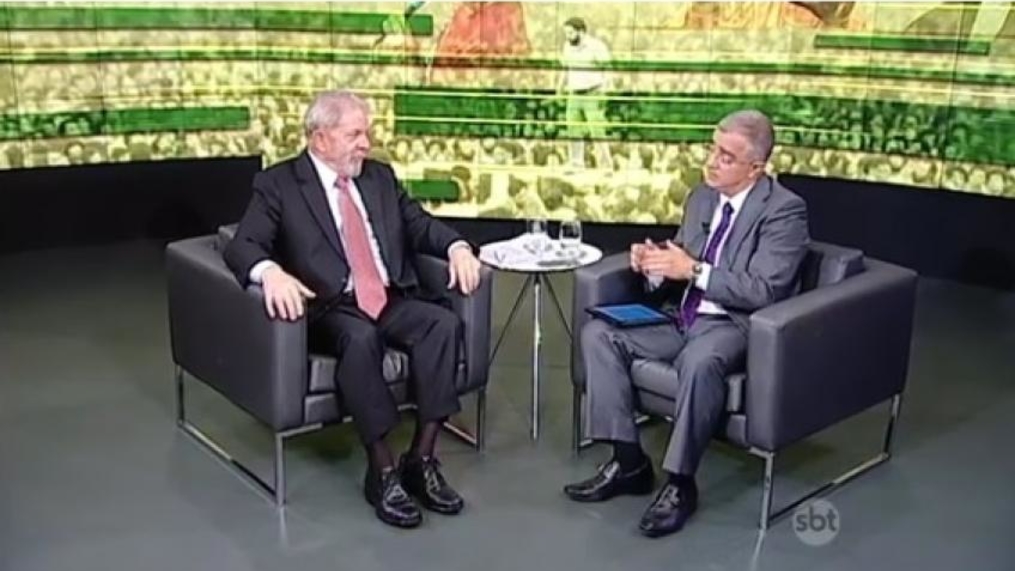 Veja entrevista de Lula ao SBT