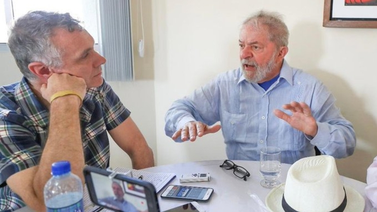 Dom Phillips e Lula / Foto: Ricardo Stuckert