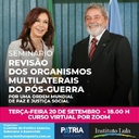 Institutos Lula e Pátria abrem novo curso gratuito
