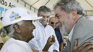 Presidente Lula participa da comemoração do 2° aniversário do Programa Fome Zero, em 2005. Foto: Ricardo Stuckert