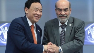 Qu Dongyu e José Graziano da Silva / ONU