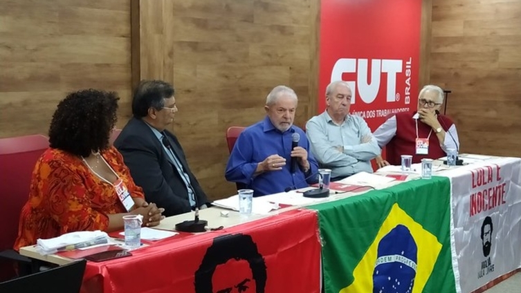 O ex-presidente Lula participou da reunião nacional da Campanha Lula Livre, em São Paulo / Foto: Sheila de Oliveira