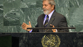 Lula discursa na ONU em setembro de 2018. Foto: Ricardo Stuckert/PR